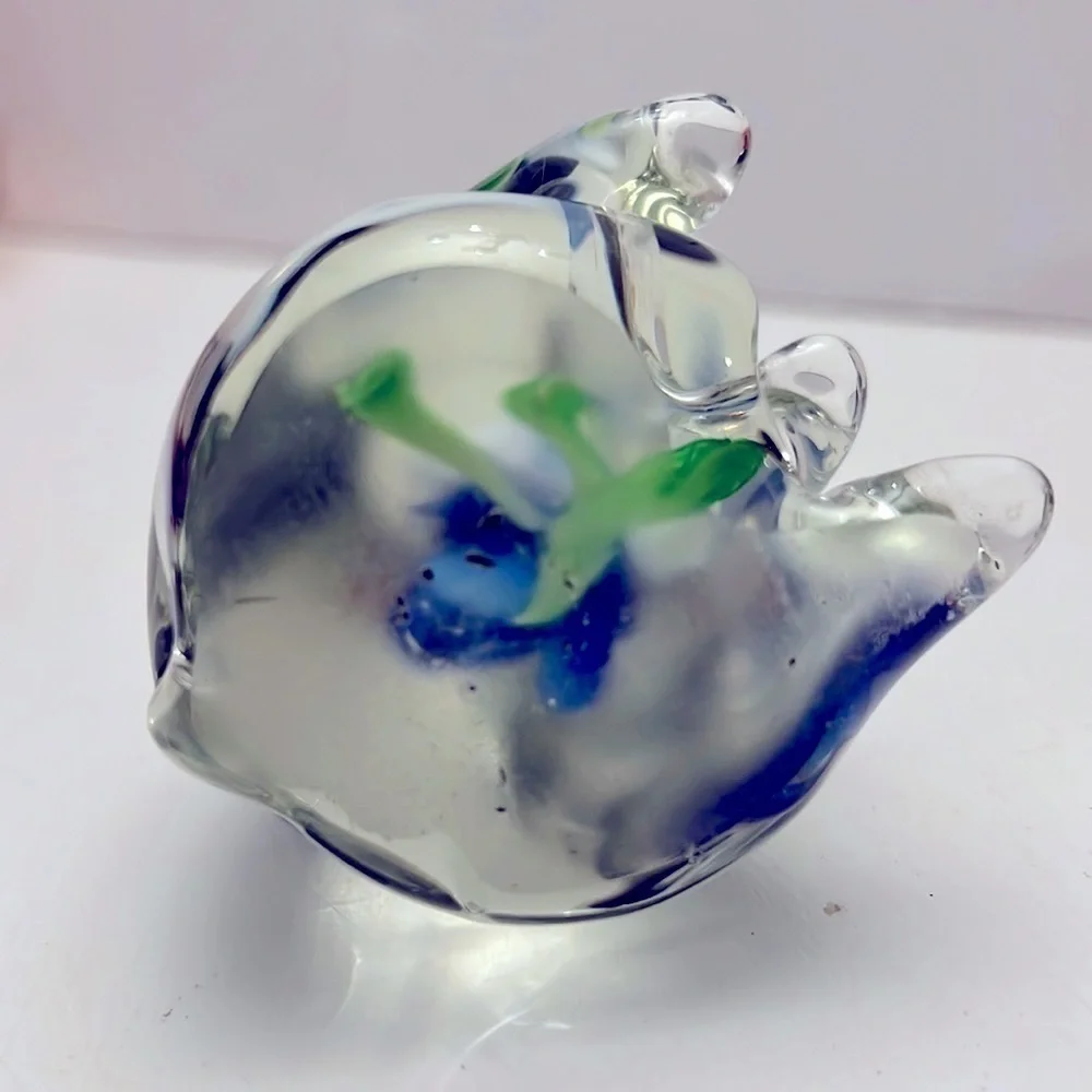 Panda Bear Art Glass Paperweight - Picture 7 of 8